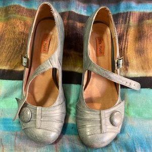 Miz Mooz Cherolee Mary Jane Pump Turquoise Size 40 (fits as 39)